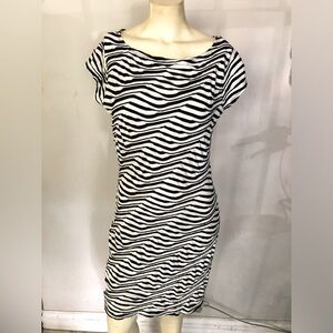 Catherine Malandrino Black and White Dress Size M